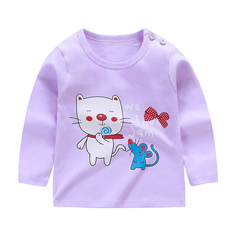 Зеленый Г. Детская популярная футболка для маленьких девочек и мальчиков детские топы с длинными рукавами, хлопковые детские топы с принтом дракона, зимняя одежда для маленьких девочек - Цвет: Зеленый