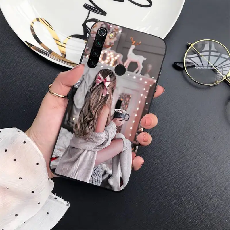 

Vogue Christmas girl Phone Cases For Xiaomi Redmi 7 8 9t a3Pro 9se k20 mi8 max3 lite 9 note 9s 10 pro