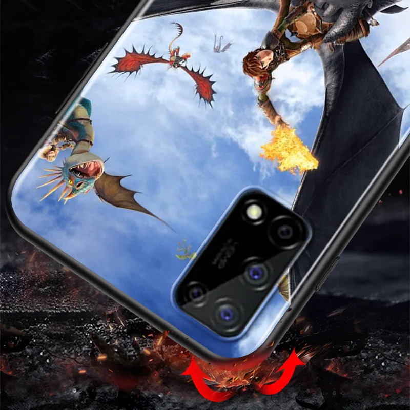 

Cartoon Cute Dragon For Honor X10 5G 10X 10i 10 9C 9S 9A 9i 9N 9X Pro 9 Lite Phone Case