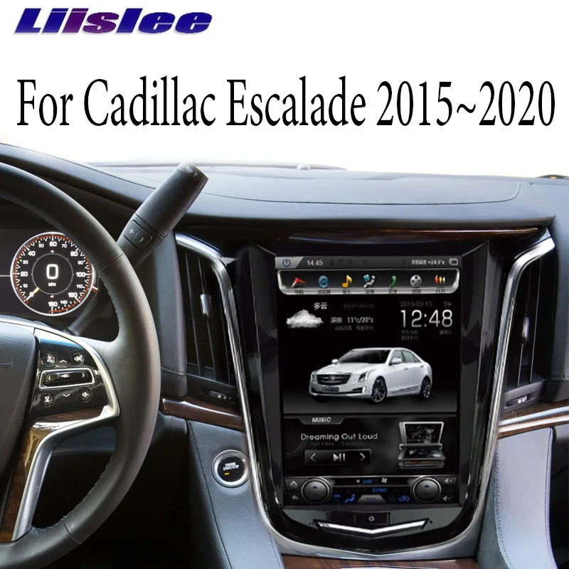 Автомобильный мультимедийный плеер Liandlee CarPlay для Cadillac Escalade GMT K2XL 2015 ~ 2020
