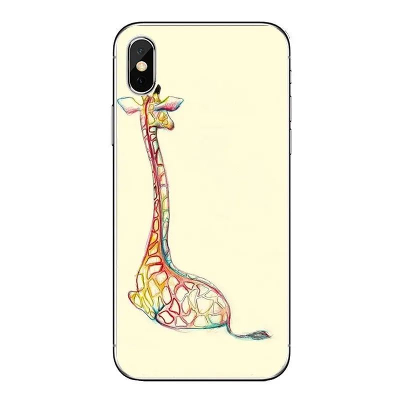 giraffe art Soft Transparent Shell Covers For Xiaomi Redmi 4 3 3S Pro Mi3 Mi4 Mi4i Mi4C Mi5 Mi5S Mi Max Note 2 |