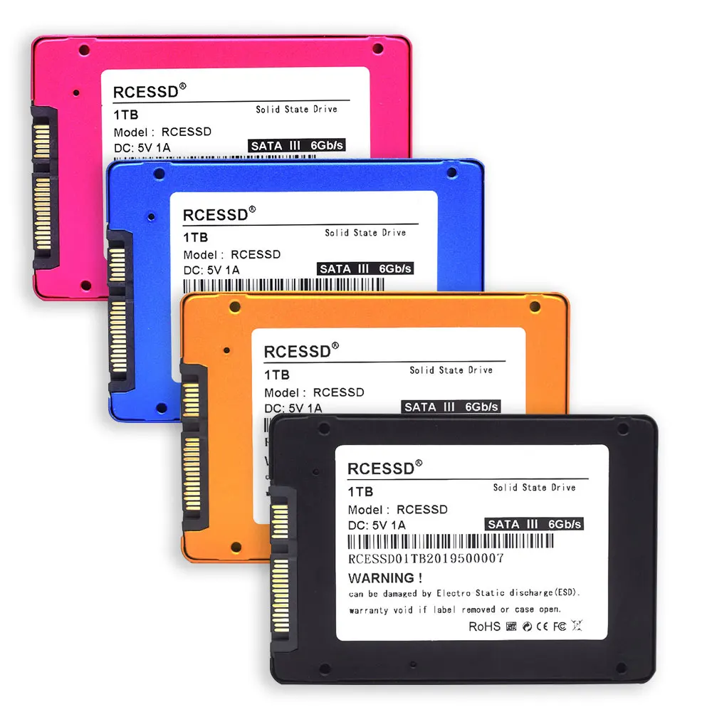 RCESSD металлический жесткий диск 120 ГБ 240 2 5-дюймовый SATA III HDD HD SSD ноутбук ПК 480 960