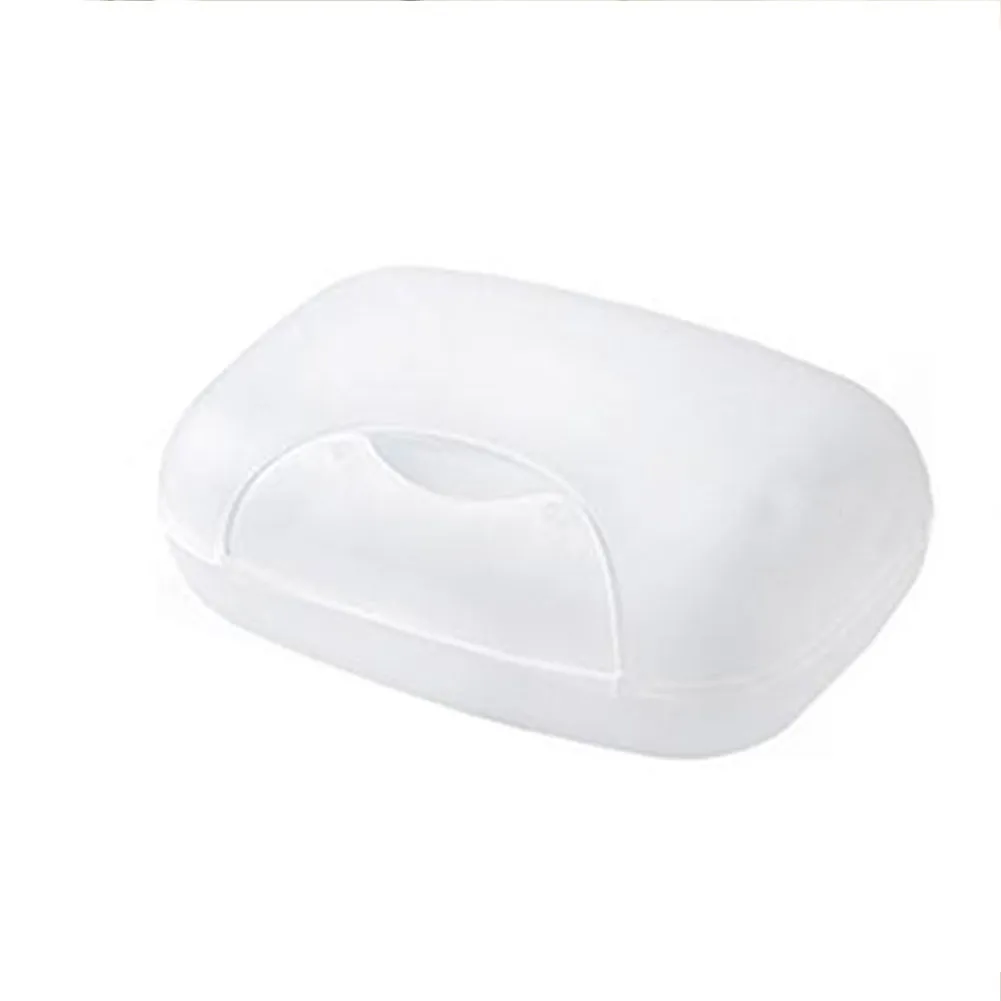 

Dish Box Handmade Soap Holder Lid Plastic Portable Sealed Shower Supplies