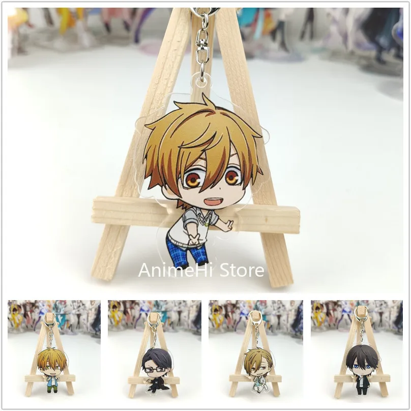 

Dakaretai Otoko 1-i ni Odosarete Imasu Keychain Figure TAKATO SAIJYO JYUNTA AZUMAYA Acrylic Bag Pendant Keyring for Gift