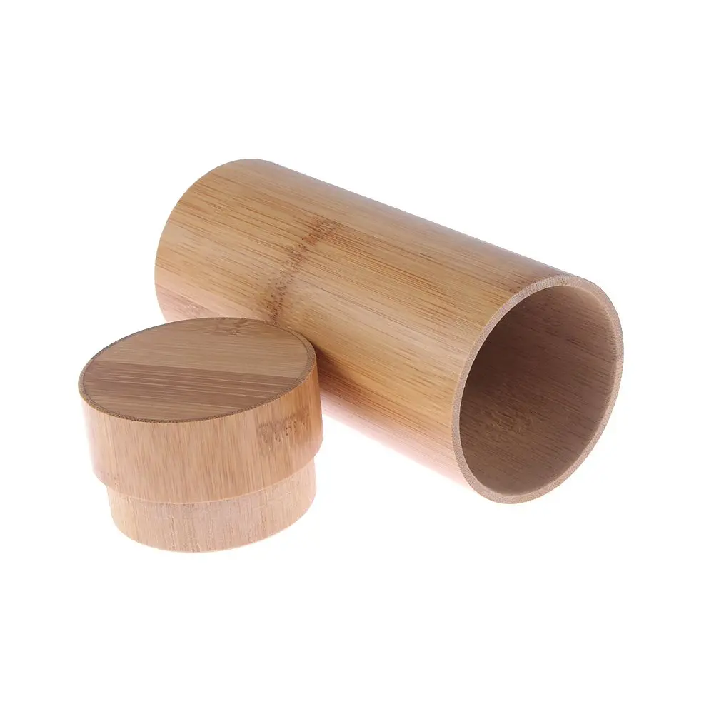 

Vintage Women New Wooden Frame Glasses Case Bamboo