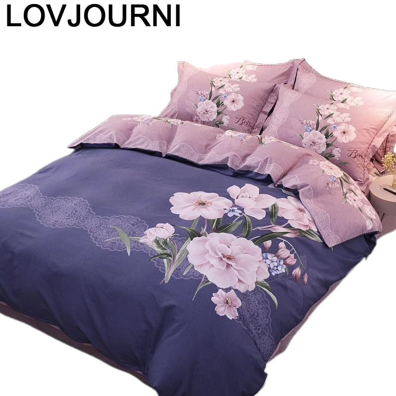 Matrimonio Linge Lit Colcha Y Conjuntos Queen детская роскошная кровать Ropa постельные принадлежности