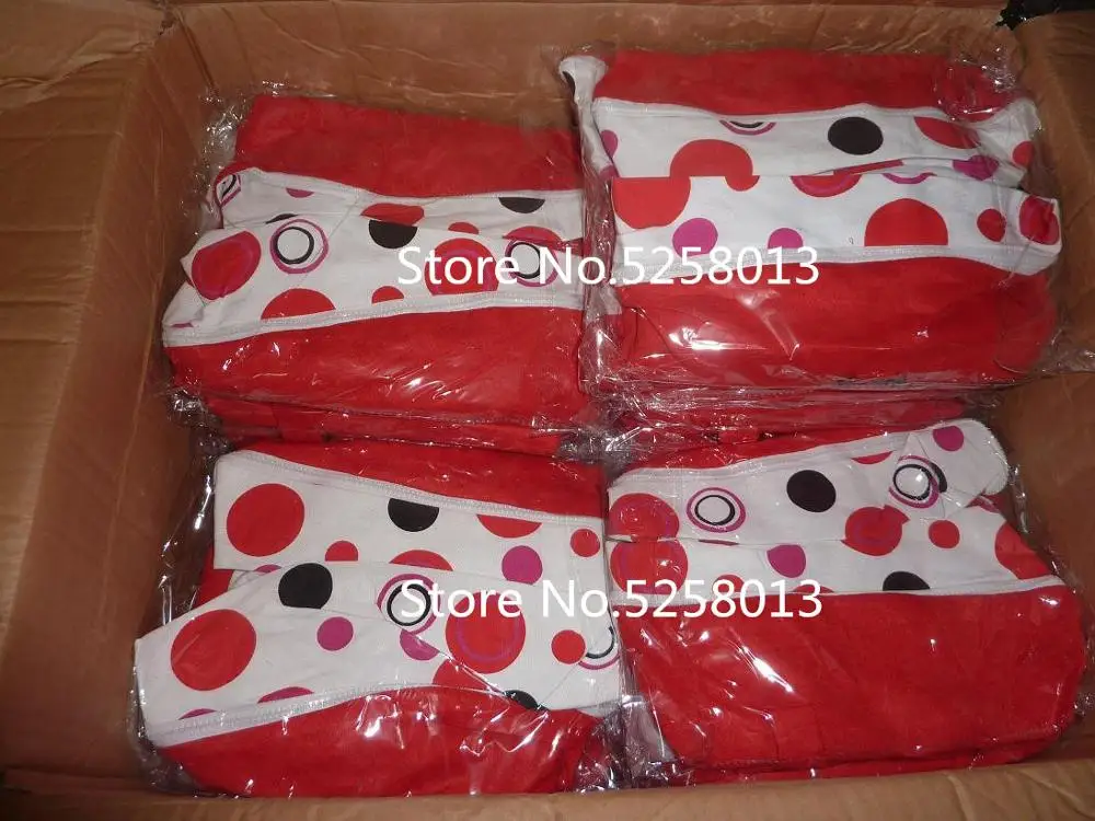 Удобные детские кресла мешки в горошек с красным рисунком Детская сумка мешок