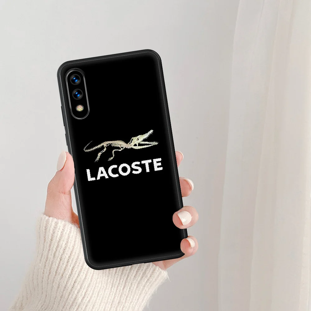 

French Luxury Brands LACOETE Phone Case For Huawei Honor 6A 7A 7C 8 8A 8X 9 9X 10 10i 20 Lite Pro Play black Etui Soft Coque