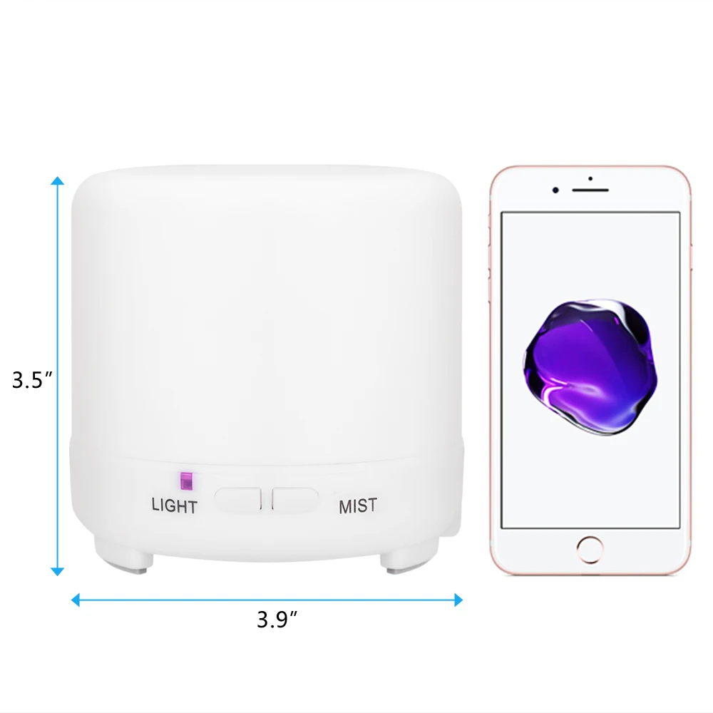 

Small household, very convenient store2358YK USB 5V 120ML Colorful RGB Aroma Diffuser with Black Controller US Plug 190811216