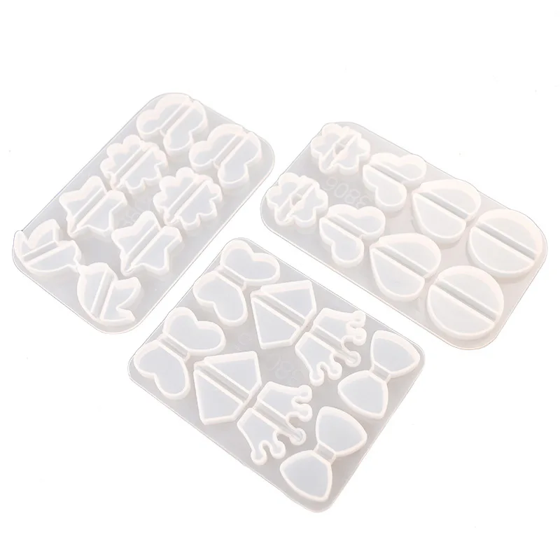 

DIY Straw Fitting Mould Epoxy Mould Accessories Silicone Mould Straw Decoration Clip Resin Crown Diamond