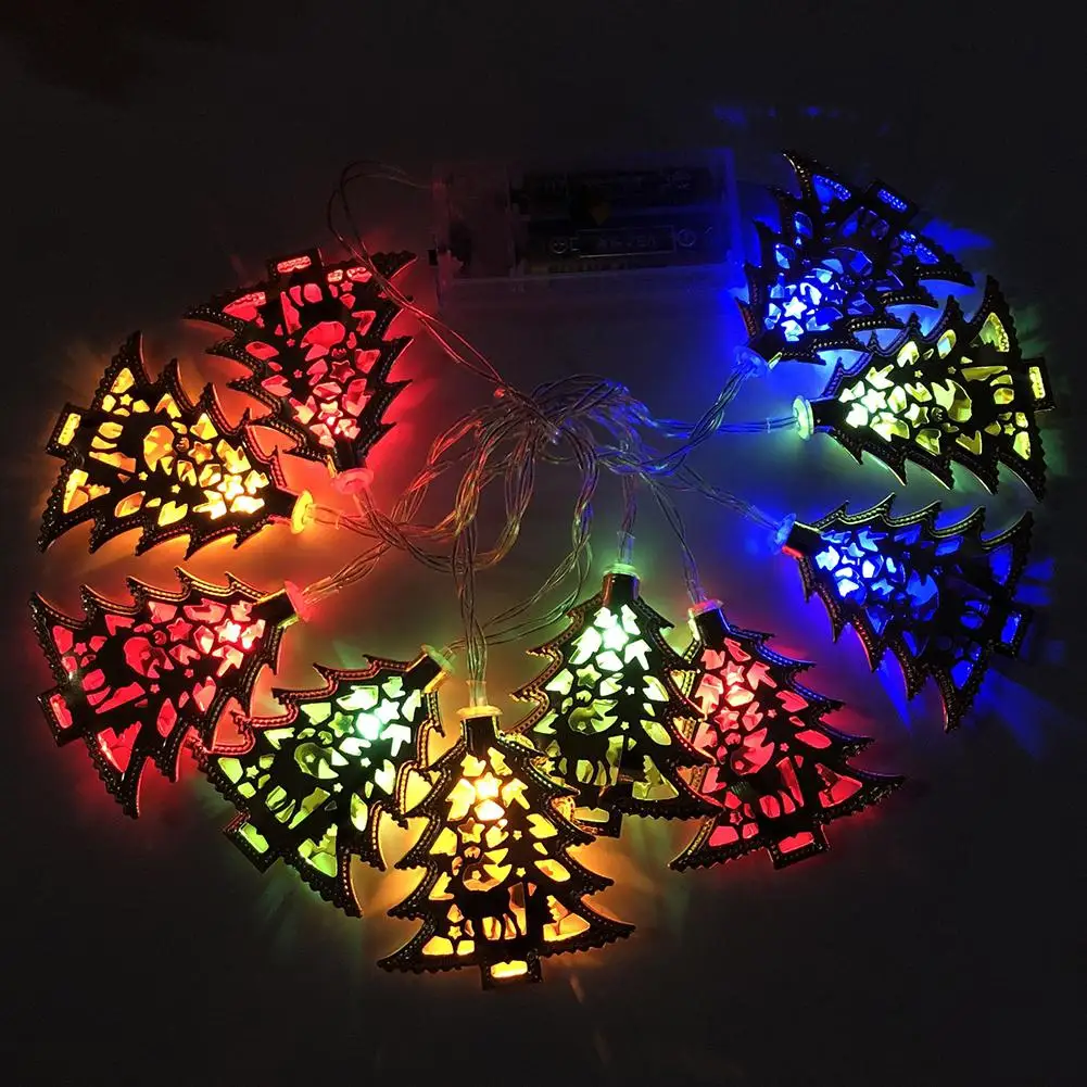 HobbyLane Рождественская светодиодная гирлянда светильник s из кованого железа олень