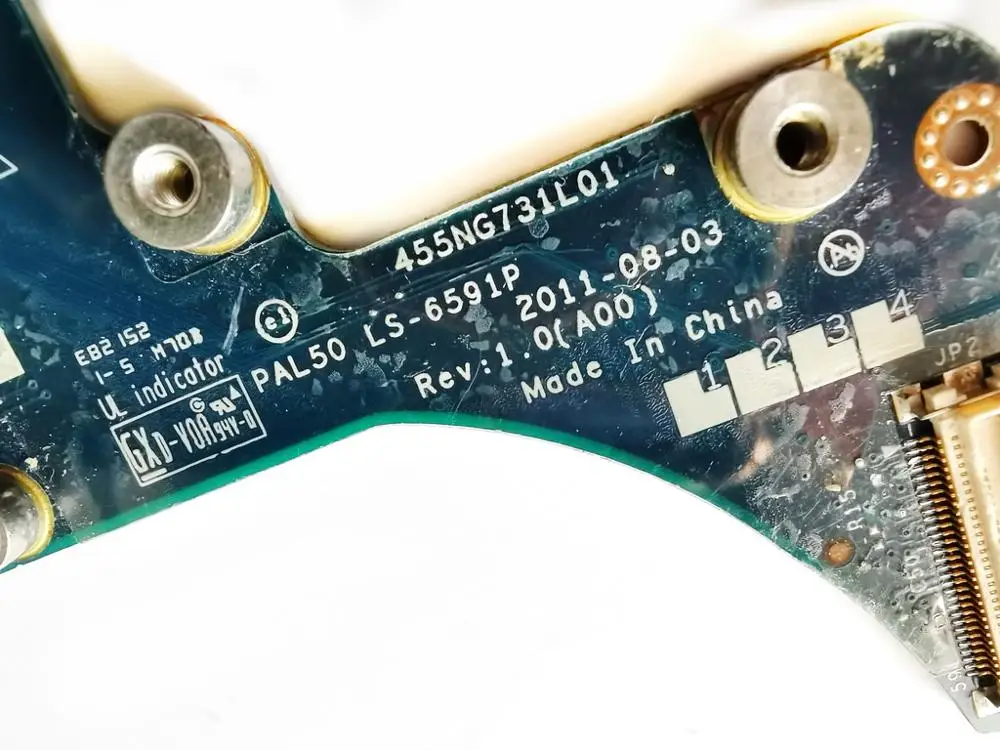 Original for DELL E6420 Audio Ethernet USB VGA Port Board PAL50 LS-6591P tested good free shipping | Компьютеры и офис