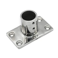boat hand rail fitting 90 degree 78 inch rectangular base marine 316 stainless steel usd by boatsawning