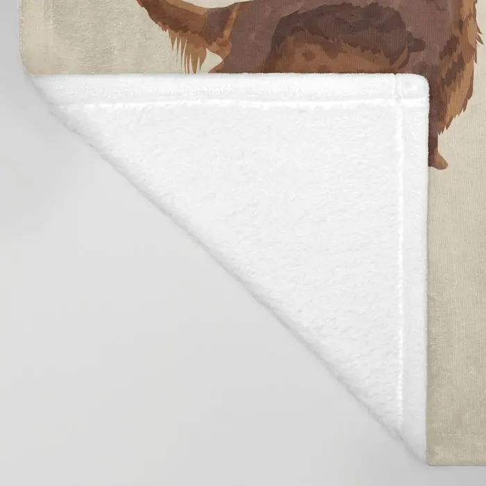 Одеяло с рисунком собаки плед для ирландской домашнее примитивное декоративное