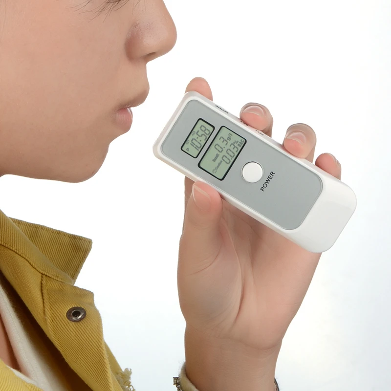Profesional Digital Breath Alcohol Tester Breathalyzer Alcotester With Clock For Level Testing Car Gadget | Инструменты