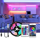 Светодиодная лента с Bluetooth, светильник s USB RGB 2835 SMD, гибкая лента, водонепроницаемый RGB светодиодный светильник, 1 м-5 м, лампа, диод, 5 В, управление Bluetooth