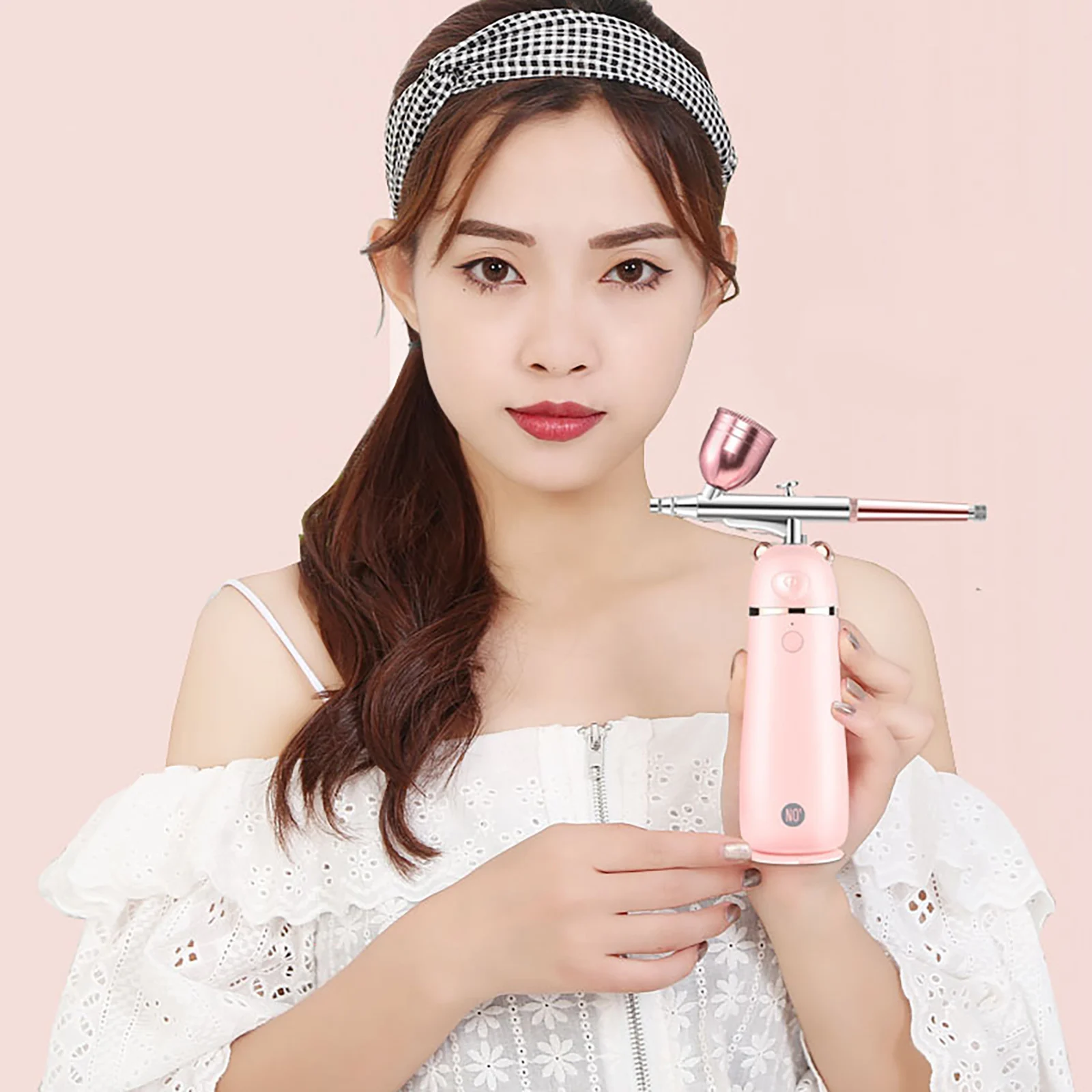 

Airbrush Kit with Air Compressor Portable Mini Rechargeable Handheld Set Air Compressor Kit Portable Air Brush Set Art Painting