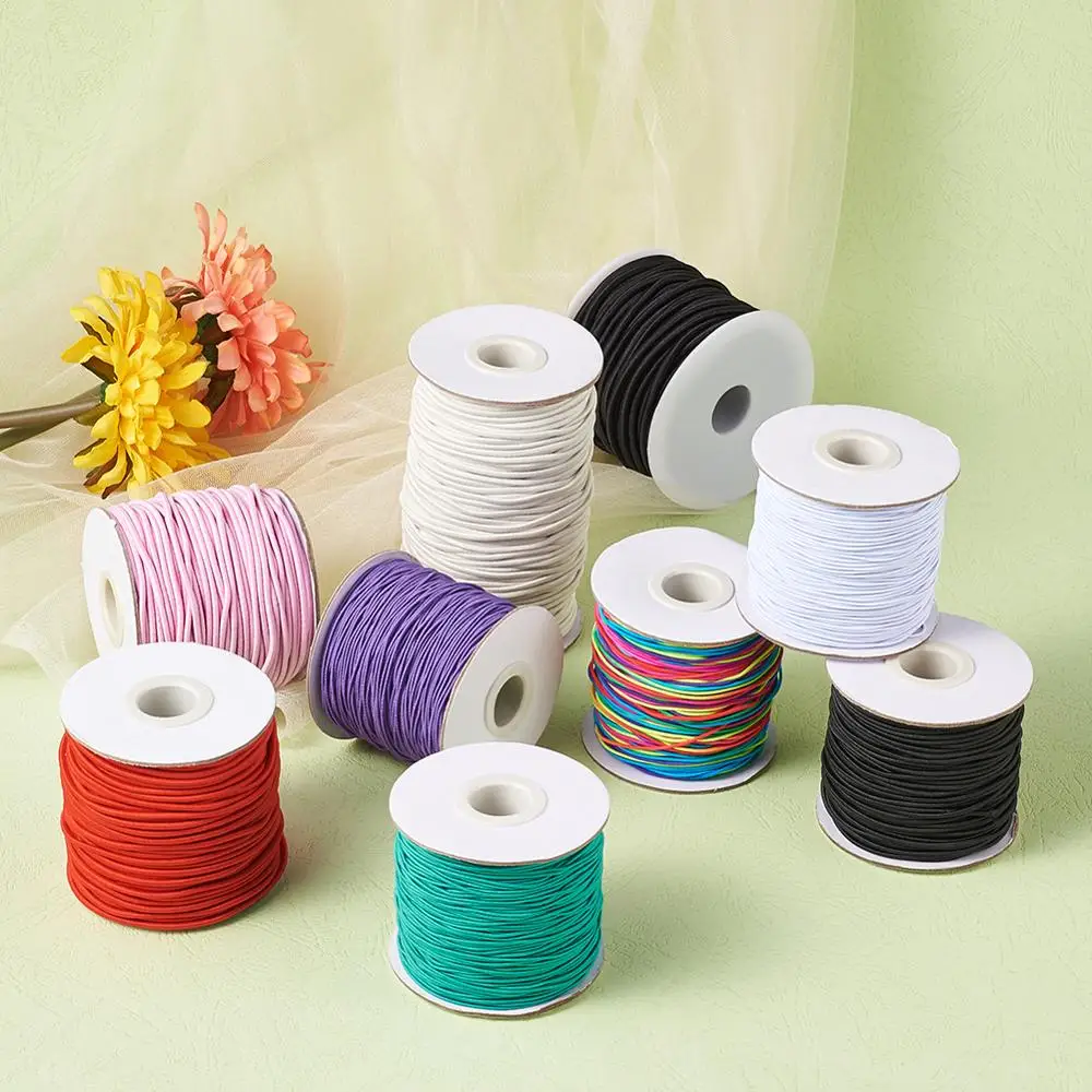 

100m/roll Waxed Cord Jewelry Findings DIY Making 1mm Fabric Bracelet Necklace Braided Thread Beadwork Finding Accessory Material