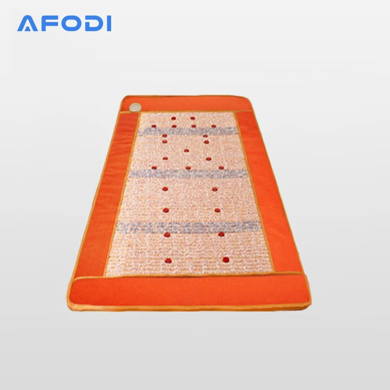 

AFODI Relax Thermal Therapy Nano-ceramic Amethyst Massage Mattress Photon PEMF Far Infrared Negative Ion Bio Healing Heated Mat