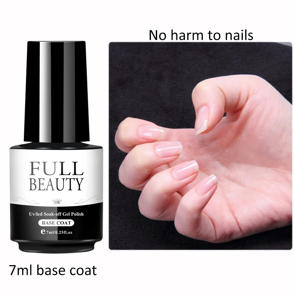 7 мл Топ для ногтей без липкого слоя топ глянец прозрачный Гель-лак и база лака