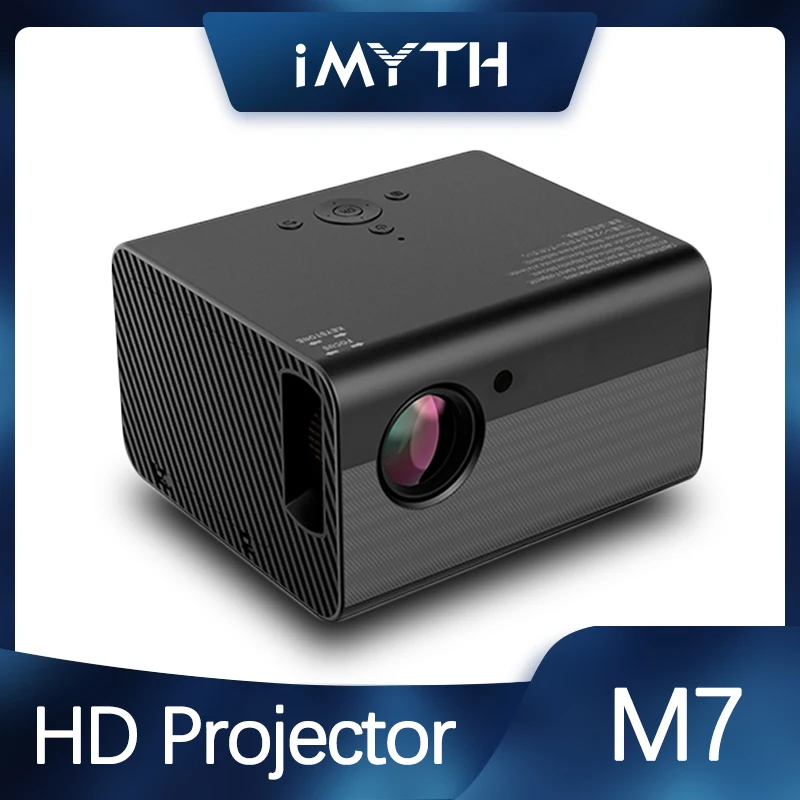 Мини светодиодный проектор IMYTH M7 с поддержкой 4K 3D 1080P Android Wi-Fi Bluetooth Портативный