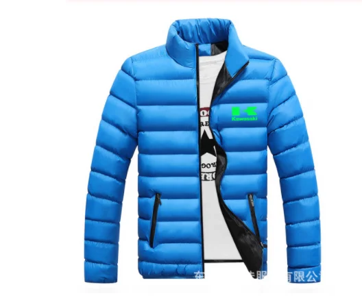 Kawasaki зимняя куртка для мужчин 2019 Новая мужская мода стоячий воротник Мужская