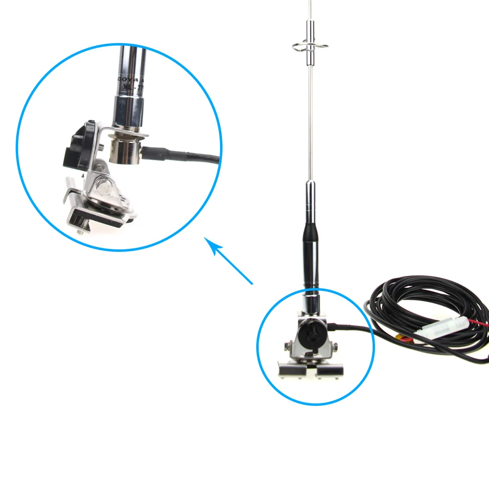 2 Pcs Antenna NL-770S-PL259 UHF/VHF Dual Band 144-430MHz for Car Kenwood Radios Walkie Talkie Antenna