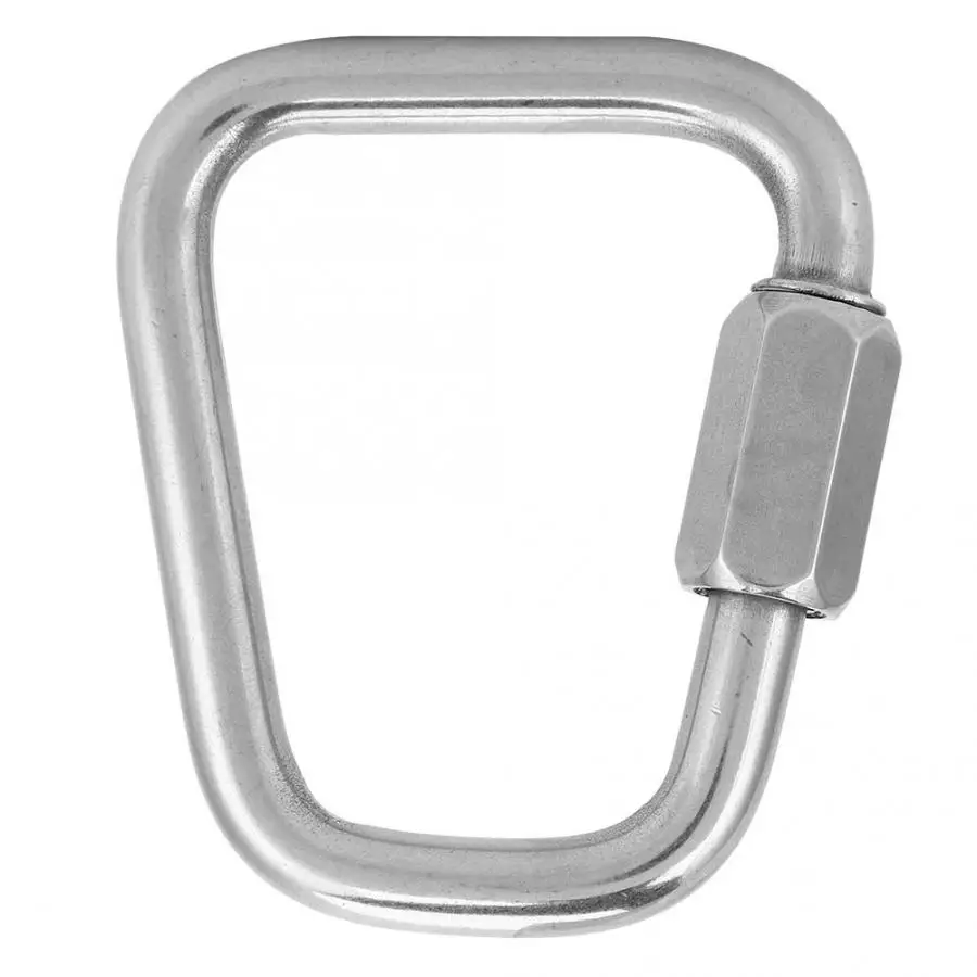 Прочный замок из нержавеющей стали Открытый быстрый карабин подвесной крюк
