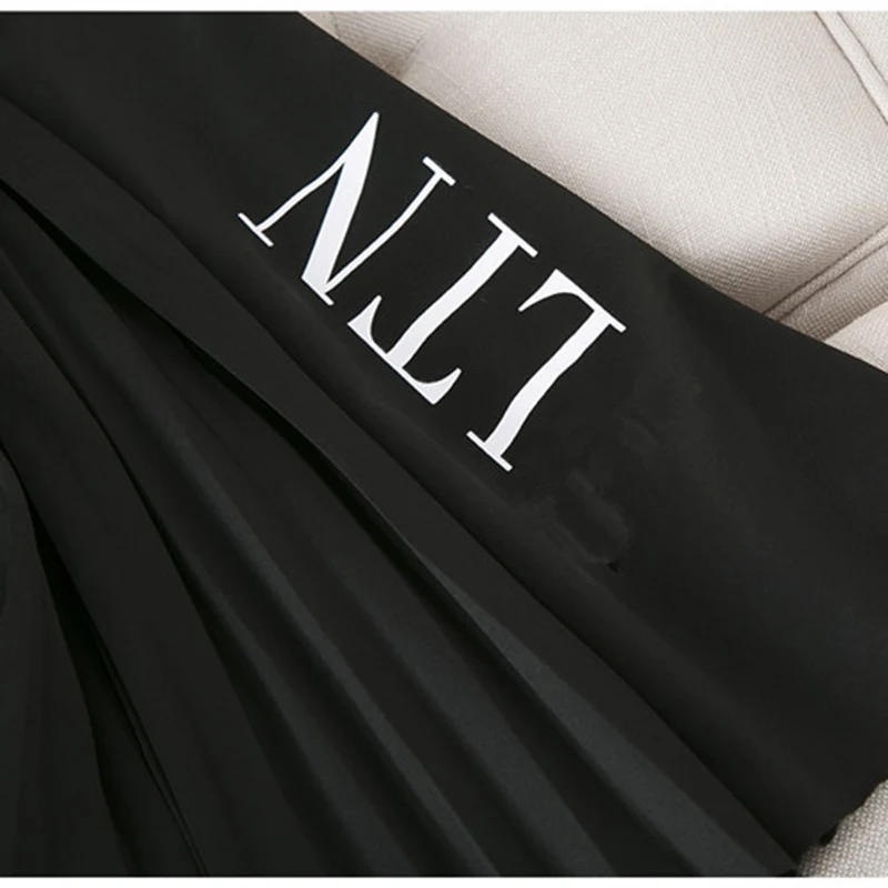 Весенняя и Осенняя модная повседневная женская юбка 2020 новая плиссированная с