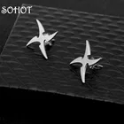 SOHOT искусственная кожа из нержавеющей стали для мужчин и женщин