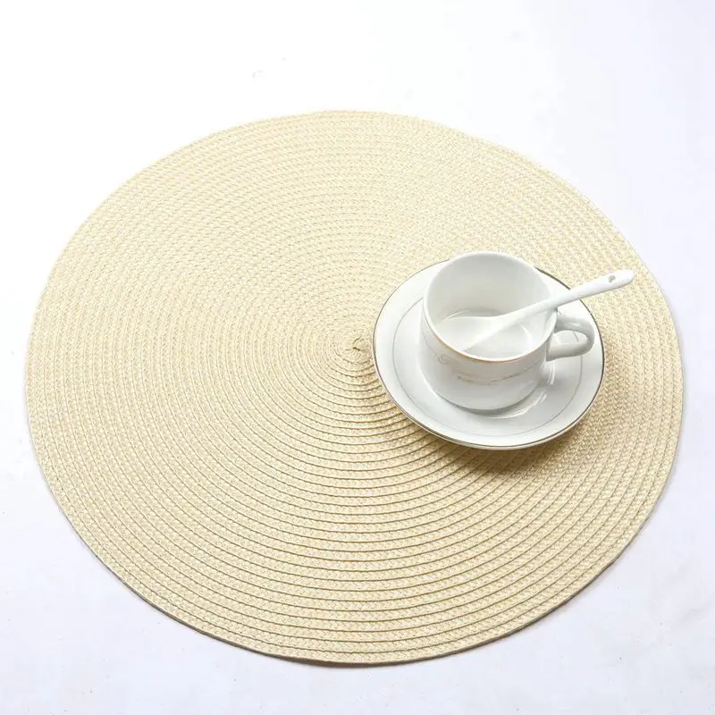 Крытый и открытый круглый тканые салфетки набор из 6 идеально подходит для осени