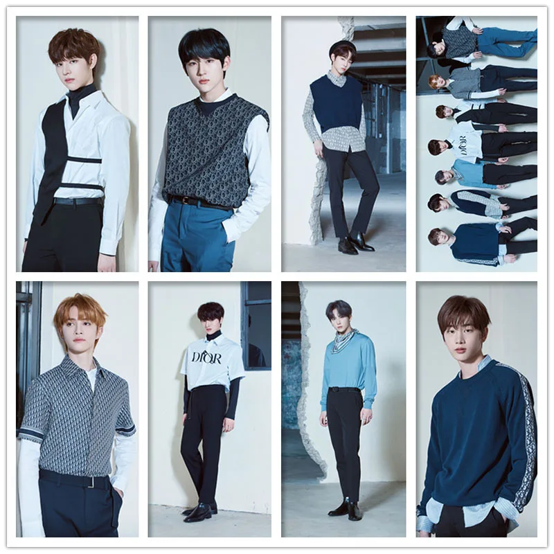 

KPOP DRIPPIN новый альбом Boyager фото плакаты 2 постера/набор 21*30 см постер тюбипосылка