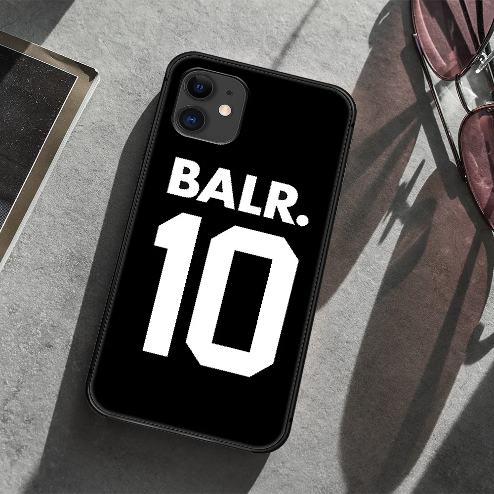 

Life Of A BALR Phone Case Cover Hull For iphone 5 5s se 2020 6 6s 7 8 12 mini plus X XS XR 11 PRO MAX black Funda Trend Cover