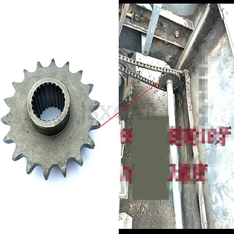 Зубчатая Звездочка для Kubota 688Q 758 988 18 ускоряющее режущее лезвие высокого качества