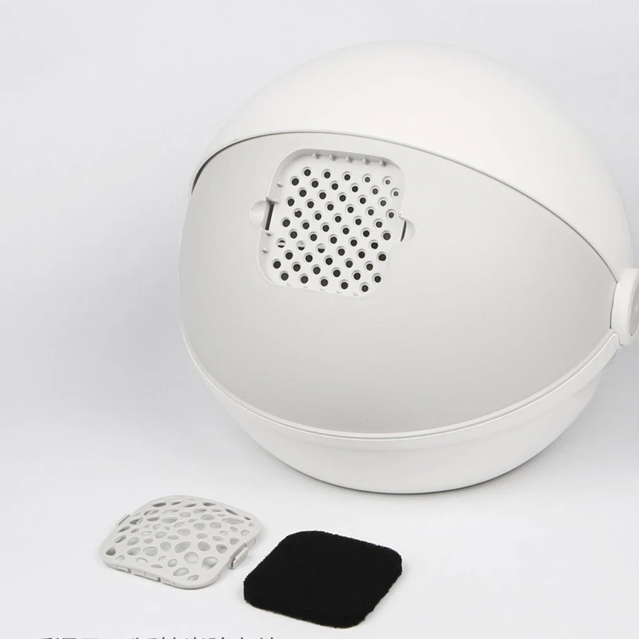 

Large Pet Toilet Cat Litter Tray Litter Box Training Cat Kit Semi-automatic Cat Toilet Wc Para Gato Trousse Chat Scoop Free 30C8