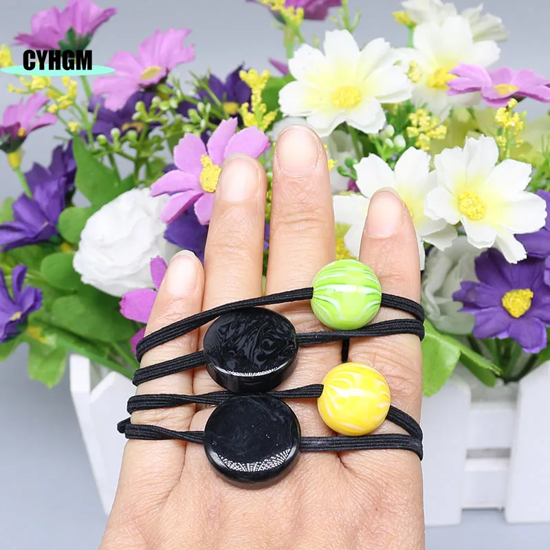 New Fashion korean amber Hair rope Accessories hair ties for Women elastic bands scrunchie Girls Band A02-5 |