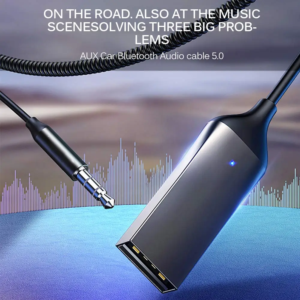 Автомобильный приемник Aux Bluetooth 5 0 для разъема 3 мм SBC/AAC колонок аудио музыкальный