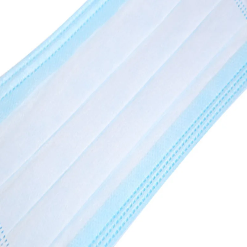 

20PCS Disposable Masks Civil Masks Non-woven Masks 3 Layers Anti-poison and Dust-proof Elastic Ear Hanging Mask