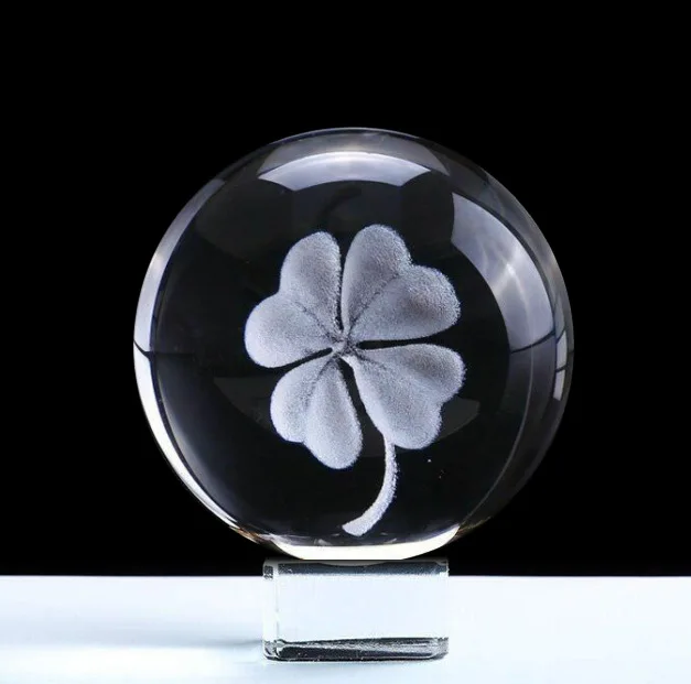 Штормовое стекло на солнечной батарее звезда хрустальный шар 3D внутренний