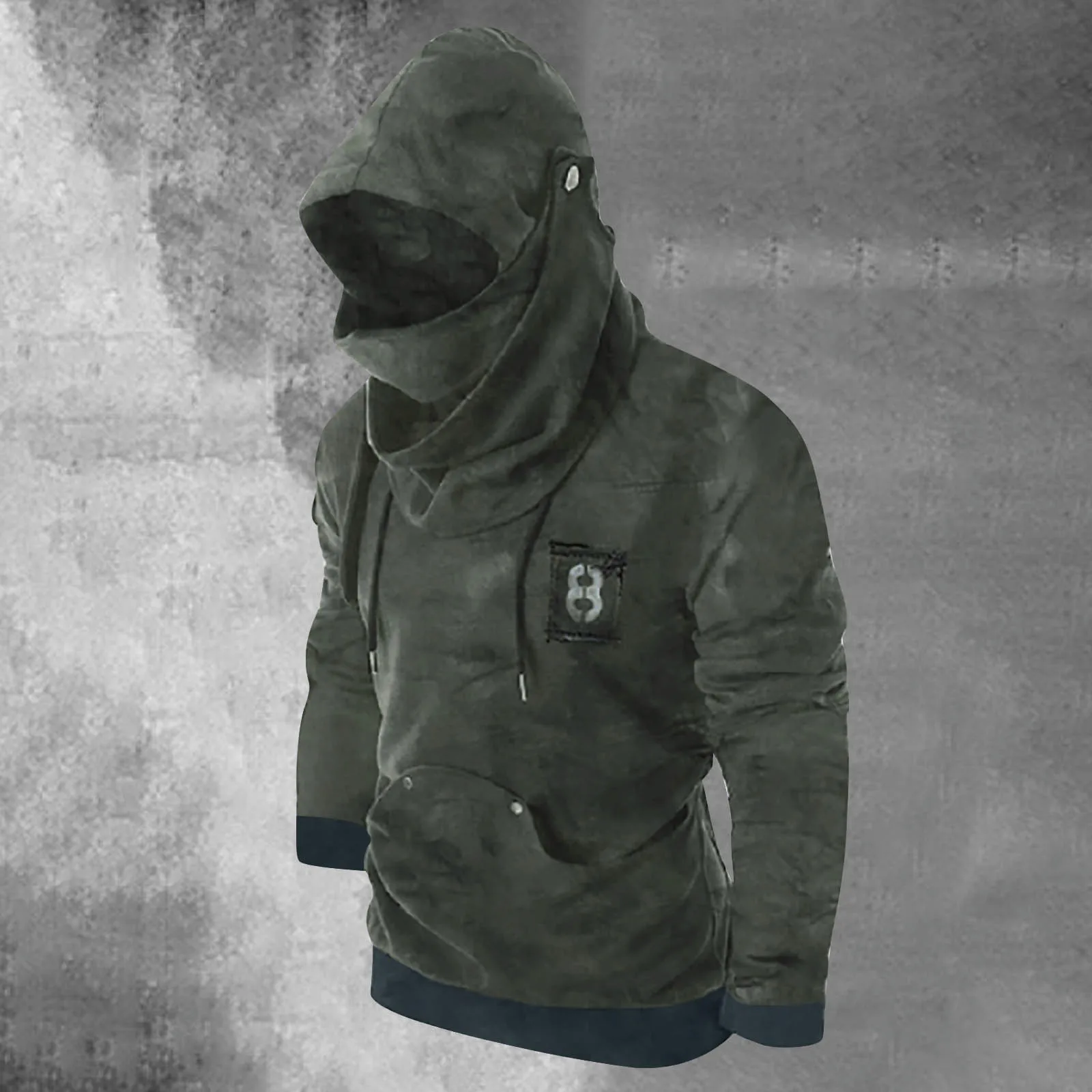 

Мужские толстовки с капюшоном Assassin Creed, модное Свободное пальто с капюшоном, толстовки на молнии с боковым креплением, мужская Толстовка