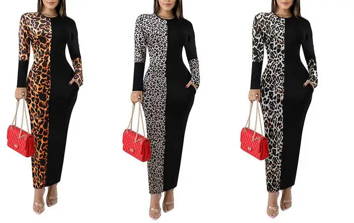 

Модное дизайнерское женское облегающее платье с длинным рукавом, новое осеннее вечернее платье