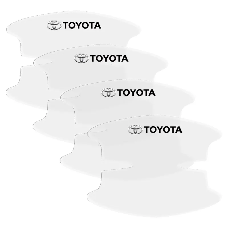 Прозрачная защитная пленка на дверную ручку автомобиля наклейки для Toyota Corolla Yaris