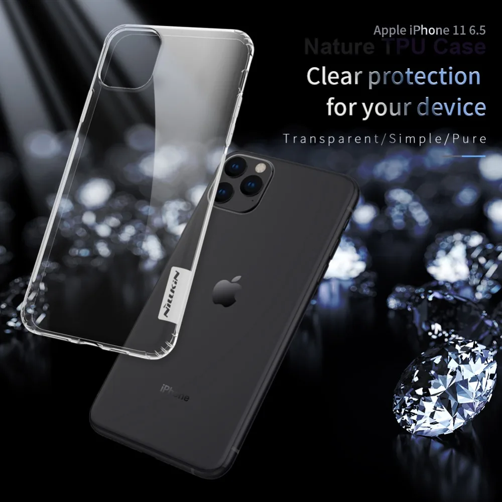 Для iPhone 11 Pro XS Max чехол Nillkin TPU Ультратонкий чехол для телефона для iPhone 11 Pro XS Max XR X 6 6S 7 8 Plus 5S SE силиконовый чехол