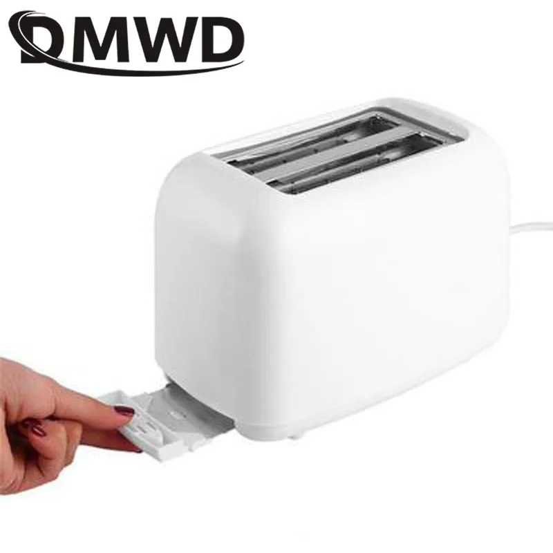 DMWD бытовая электрическая тостов с двумя слотами хлебопечка для выпечки машина
