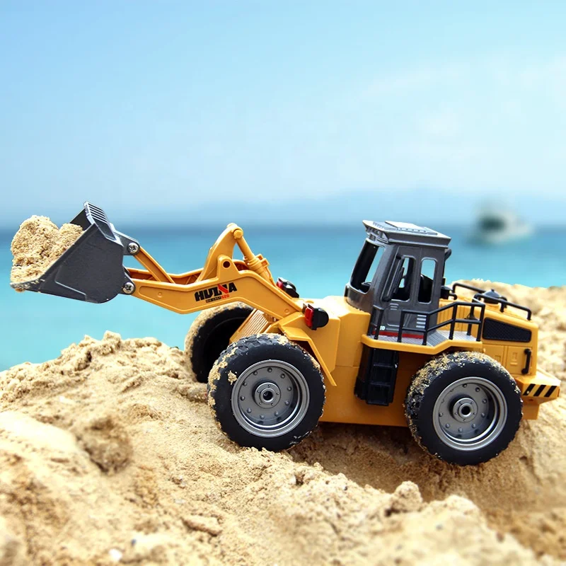 

Used Sand Manual Dump Monster Truck Speed Realistic Lorry Rc Remote Control Excavator Full Metal Hydraulic Tipper Dozer Car