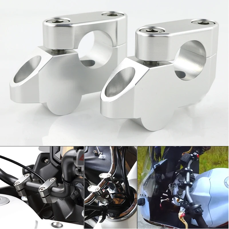Fit For Husqvarna SM 125 SM450 SM510 SM610 610S WRE 22mm 7/8&quot Handlebar Mounting Risers Handle Bar Raised Extend Up Riser | Автомобили