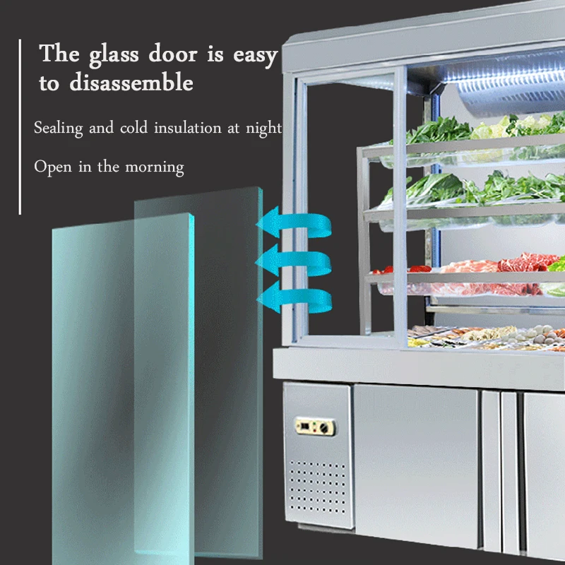 Шкафы витрины для посуды коммерческое освещение холодильники шкафы хранения