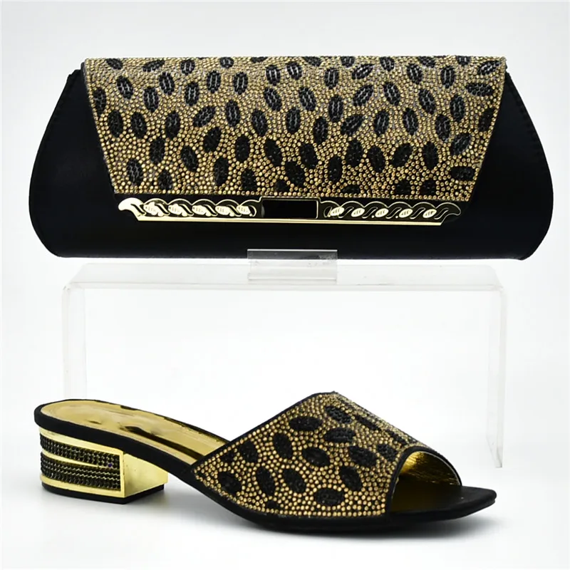 Новые вечерние туфли и сумочка в комплекте нигерийском стиле Свадебный комплект