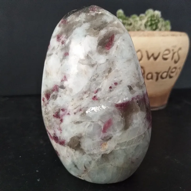 Натуральный камень цветение сливы турмалиновый стол дисплей украшение для дома