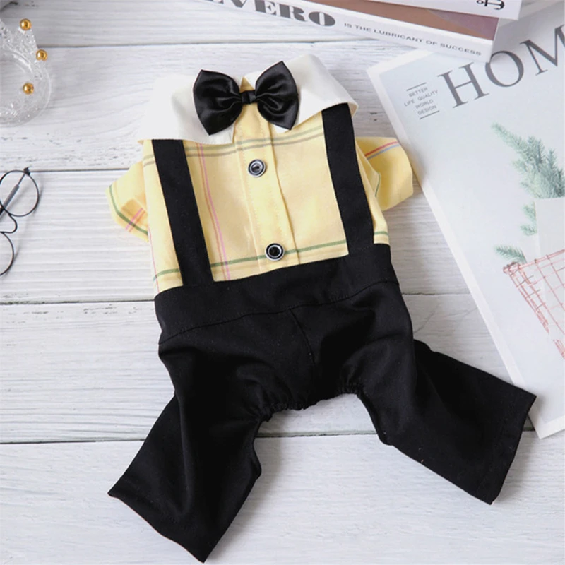 

Dog Jumpsuit For Small Dogs Clothes Dress Leisure Puppy Pet Shirt Clothing Small Medium Chihuahua Pet Clothes Yorkshire Pug